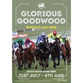 Goodwood Horse Racing (Photo) Poster (A1)
